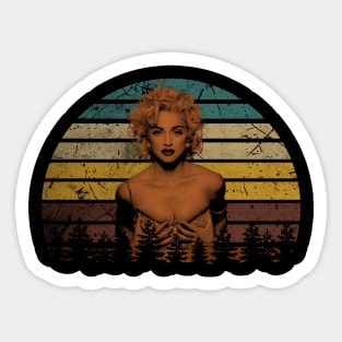 Borderline Retro Madonnas Nostalgia Apparel Sticker